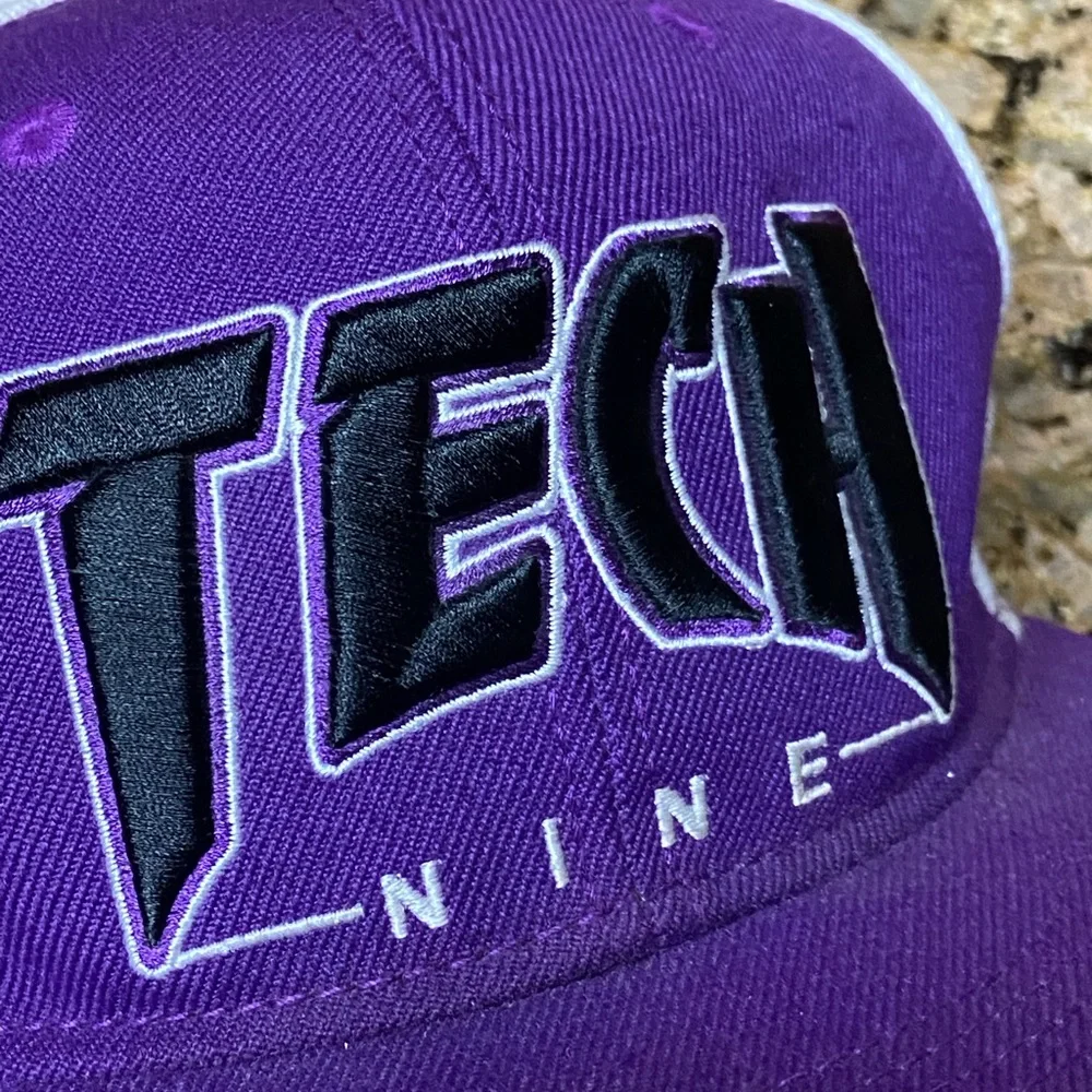 Tech Nine True Game 9 Hip Hop RAP Rapper Purple SnapBack Baseball Hat - Picture 2 of 9